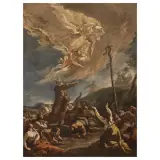 Giovanni Antonio Pellegrini, Moses And The Bronze Serpent, oil on canvas