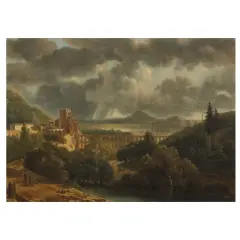 Jean-Victor Bertin, Landscape With Roman Aqueduct
