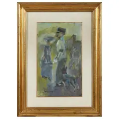 Official by Mino Maccari, oil on canvas, offered Apr 2024