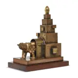 Valeriano Trubbiani, Untitled 1991, bronze on wood base