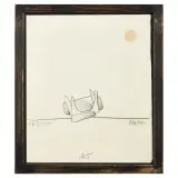 Sergio Dangelo, Untitled 1965, mixed media on paper