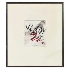 Untitled 1989 by Agostino Ferrari, mixed media on paper, offered Apr 2024