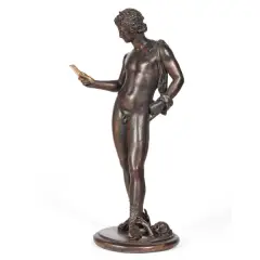 Love Me Tinder 2016 by The Bounty Killart, bronze and golden brone, offered Apr 2024