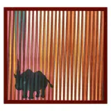 Nino Calos, Untitled 1973, mixed media on cardboard