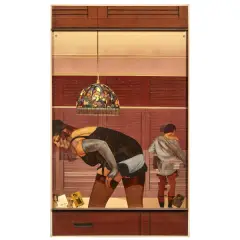 Mike Francis, Room service 1977, oil