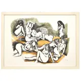 Salvatore Fiume, Trimalcione, lithograph