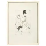 Luciano Caruso, La strada, lithograph
