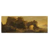 Giuseppe Bezzuoli, Study For A Landscape