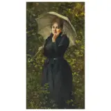Roberto Fontana, Walking, oil on canvas