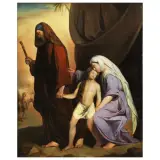 Jean Baptieste Haute, Holy Family, oil on canvas