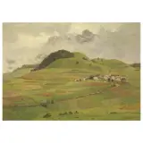 Oreste Albertini, Moena Seen From Campagnola