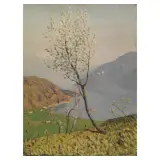 Oreste Albertini, View Of Lake Ceresio