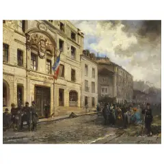 The Paris Comune by Pierre Tetar van Elven, offered Mar 2024