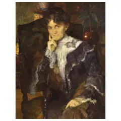 Marie Bracquemond, Portrait Of An Old Lady, oil on canvas