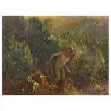Plinio Nomellini, The Hunting, oil on canvas
