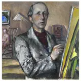 Giovanni Costetti, Self-Portrait, oil on cardboard