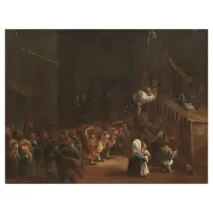 Faustino Bocchi, The Sentence, oil on canvas