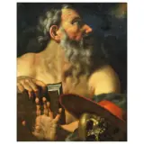 Alessandro Rosi, Saint Jerome In Penitence, oil on canvas