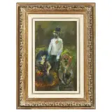 Erick Von Strocheim by Mino Maccari, oil on canvas, offered Feb 2024