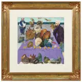 13 conchiglie gialle by Antonio Possenti, oil on masonite, offered Feb 2024