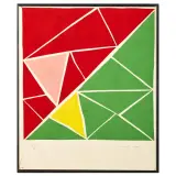 Piero Dorazio, Via Giulia 1972, lithograph