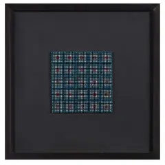 Ciqcbsmn 1978 by Franco Costalonga, mixed media on board, offered Feb 2024