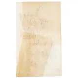 Gio Ponti, Angels n.5, pencil on tissue dark paper