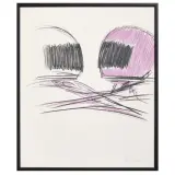 Eliseo Mattiacci, Caschi, lithograph cm