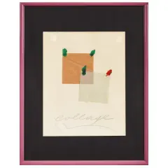 Untitled by Aldo Mondino, Collage collage on cardboard, offered Feb 2024