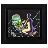 Mark Kostabi, Sticky Fingers 2004, oil on canvas