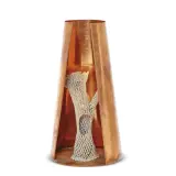 Piergiorgio Colombara, Untitled 2006 copper, mesh gauze and, tempera