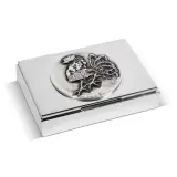 Luciano Minguzzi, Untitled, Rooster silver-plated box