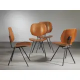 Four «S88» Chair by Osvaldo Borsani, offered Jan 2024