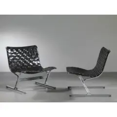 Untitled by Ross Littell, A COUPLE OF «LUAR PLR1» ARMCHAIRS, offered Jan 2024