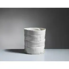 Untitled by Enzo Mari, WHITE PORCELAIN VASE, offered Jan 2024