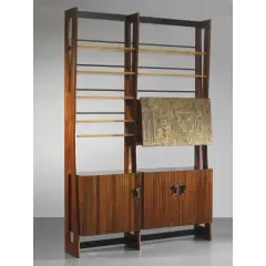 Untitled by Carlo Keller, WOODEN BOOKCASE, offered Jan 2024