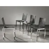 Andrea Salvetti, Untitled, FOUR «SOTTOBOSCO» ALUMINUM CHAIRS