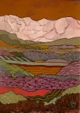 Silvio Natali, Ipotetica fuga 2020, acrylic on canvas