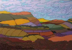 Untitled by Silvio Natali, la tavolozza dei monti on una canvas di nuvole and cielo, offered Jan 2024