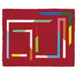 Untitled 1995 by Piero Dorazio, tempera on paper, offered Dec 2023