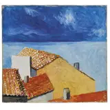 Case al mare in Sicilia 1961 by Renato Guttuso, offered Dec 2023