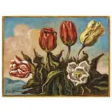 Giorgio de Chirico, Tulipani 1965 ca