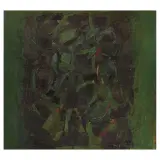 Ennio Morlotti, Vegetazione 1968, oil on canvas