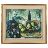 Mario Bucci, Still life with pears and grape