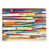 Piero Dorazio, Senza titolo 1974, collage and felt