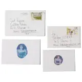 Remo Squillantini, Greetings two greetings cards with