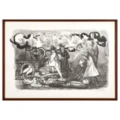Untitled by Mino Maccari, lithograph, offered Nov 2023