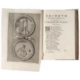 Anton Francesco Grazzini, (Carnevale - Illustrati 700) GRAZZINI, Anton Francesco, detto il Lasca. Tutti i trionfi, carri, mascherate o canti carnascialeschi andati per Firenze dal tempo del magnifico Lorenzo De’ Medici, fino a, (Carnevale - Illustrati