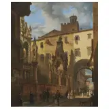 Giovanni Migliara, Veduta Delle Arche Scaligere, Verona