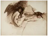Giovanni Boldini, Seated Female Nude
